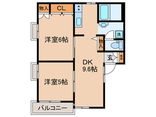 ディアコ－トＢの物件間取画像